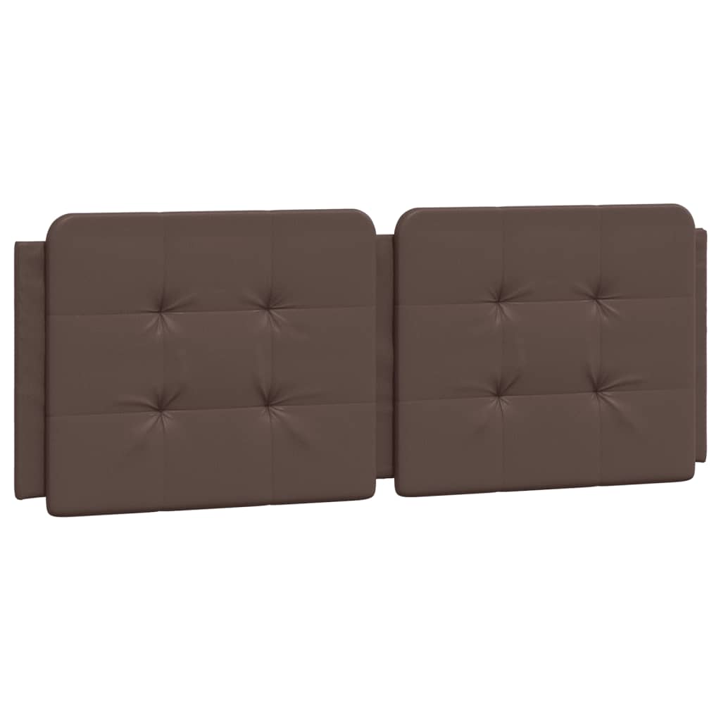 Cadre de lit sans matelas marron 120x200 cm similicuir