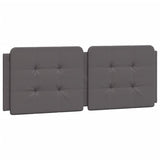 Cadre de lit sans matelas gris 120x200 cm similicuir