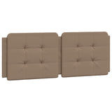 Cadre de lit sans matelas cappuccino 140x190 cm similicuir