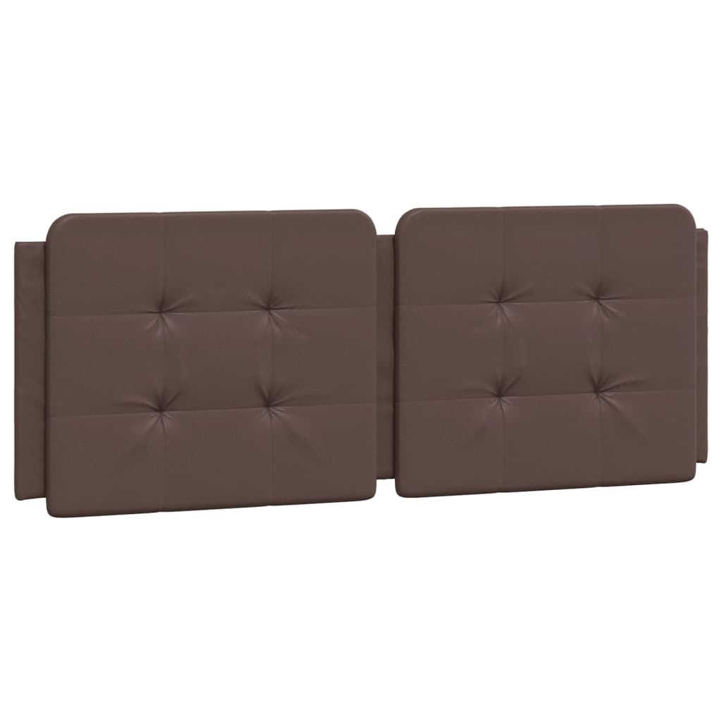 Cadre de lit sans matelas marron 140x200 cm similicuir