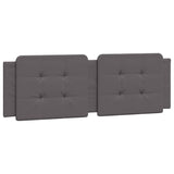 Cadre de lit sans matelas gris 160x200 cm similicuir