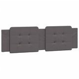 Cadre de lit sans matelas gris 180x200 cm similicuir