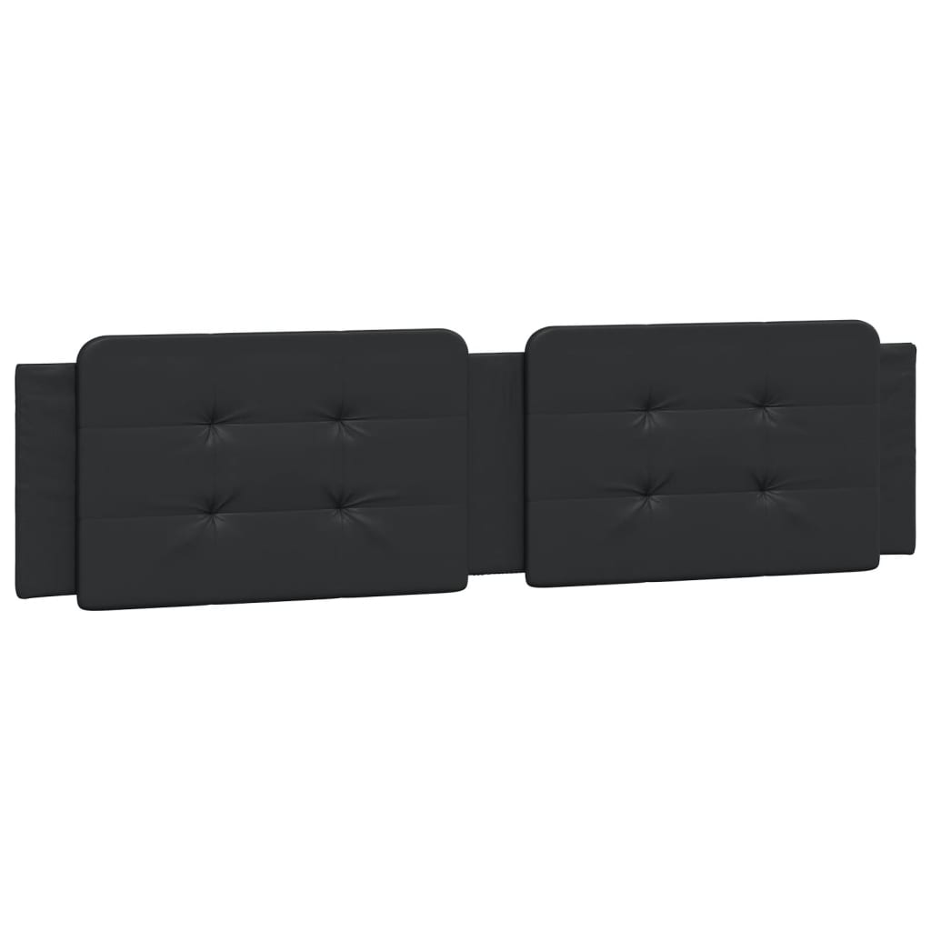 Cadre de lit sans matelas noir 200x200 cm similicuir