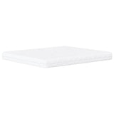 Lit avec matelas gris clair 160x200 cm tissu