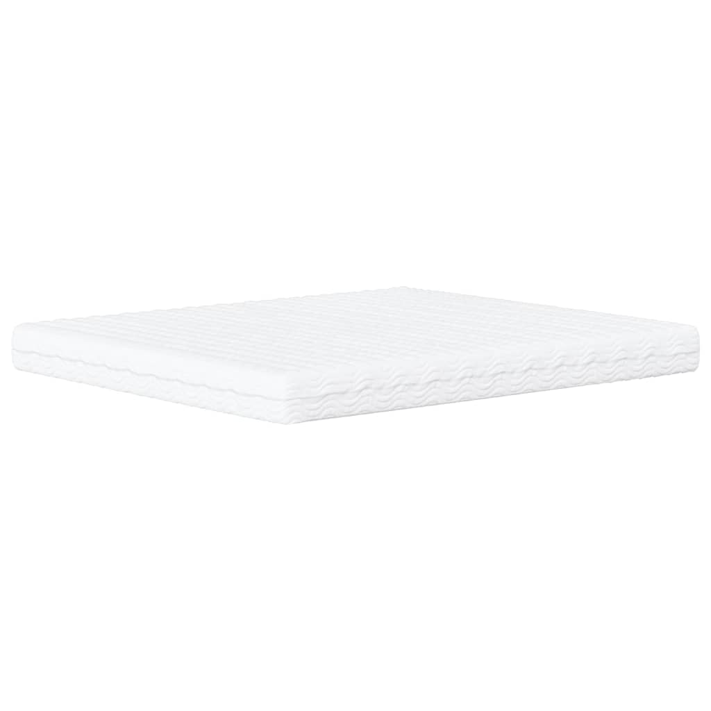 Lit avec matelas gris foncé 180x200 cm velours