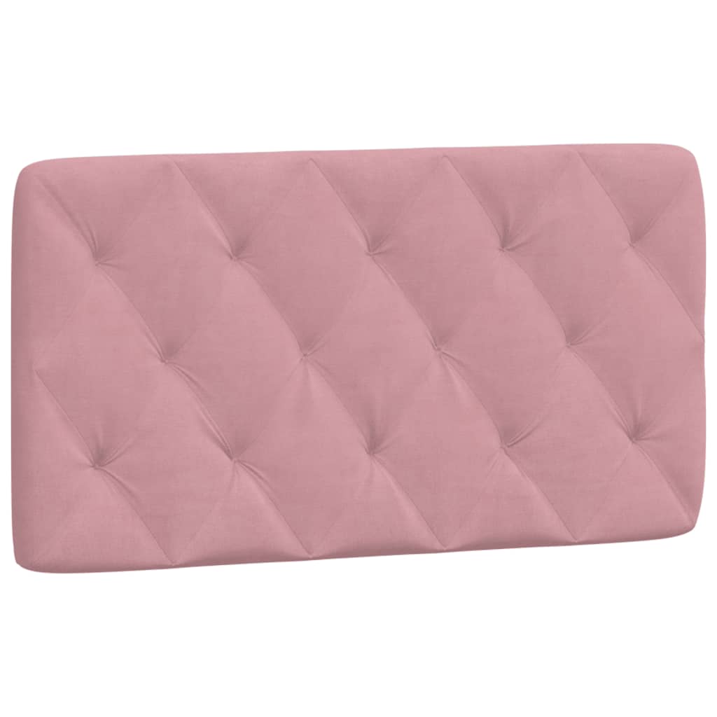 Lit avec matelas rose 100x200 cm velours