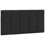 Cadre de lit avec LED sans matelas noir 100x200 cm velours