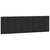 Cadre de lit avec LED sans matelas noir 160x200 cm velours