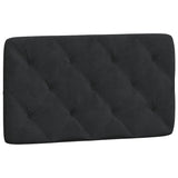 Cadre de lit avec LED sans matelas noir 80x200 cm velours