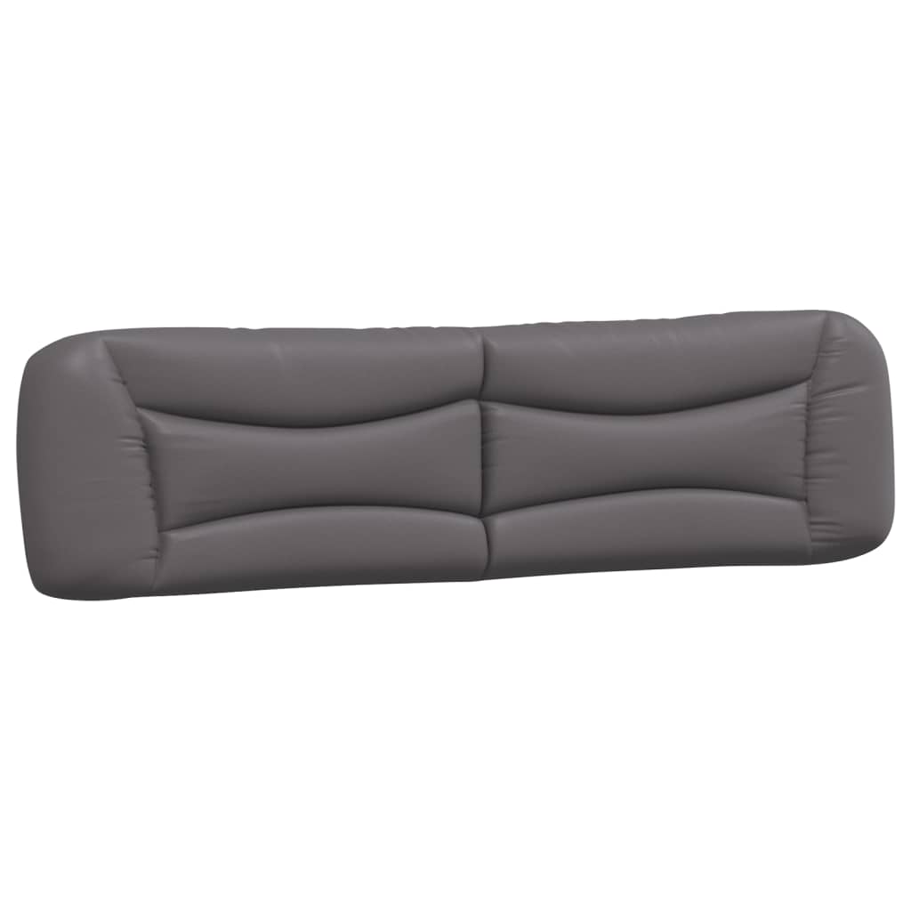 Cadre de lit avec LED sans matelas gris 200x200 cm