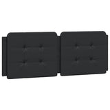 Bed frame with LED without mattress black 140x190 cm