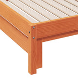 Lit de jour et lit gigogne sans matelas cire marron 90x200 cm