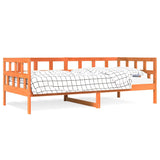 Lit de jour sans matelas cire marron 90x200 cm bois pin massif