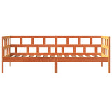 Lit de jour sans matelas cire marron 90x200 cm bois pin massif