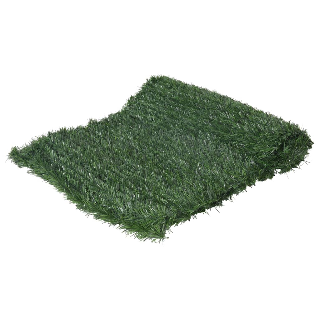 Green artificial grass fence 1x5 m