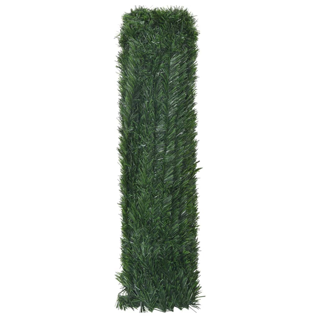 Green artificial grass fence 1x5 m