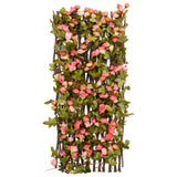 vidaXL Treillis de lierre artificiel extensible rose foncé 180x60 cm