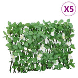 5pcs 180x30cm Green Expandable Artificial Ivy Trellis