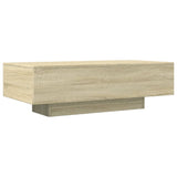 Table basse chêne sonoma 100x49,5x31 cm bois d'ingénierie