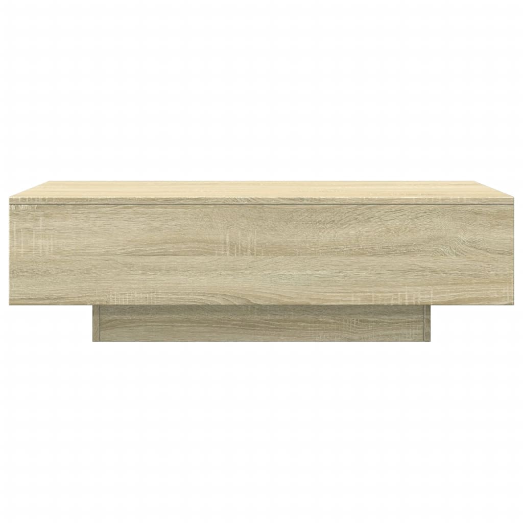 Table basse chêne sonoma 100x49,5x31 cm bois d'ingénierie