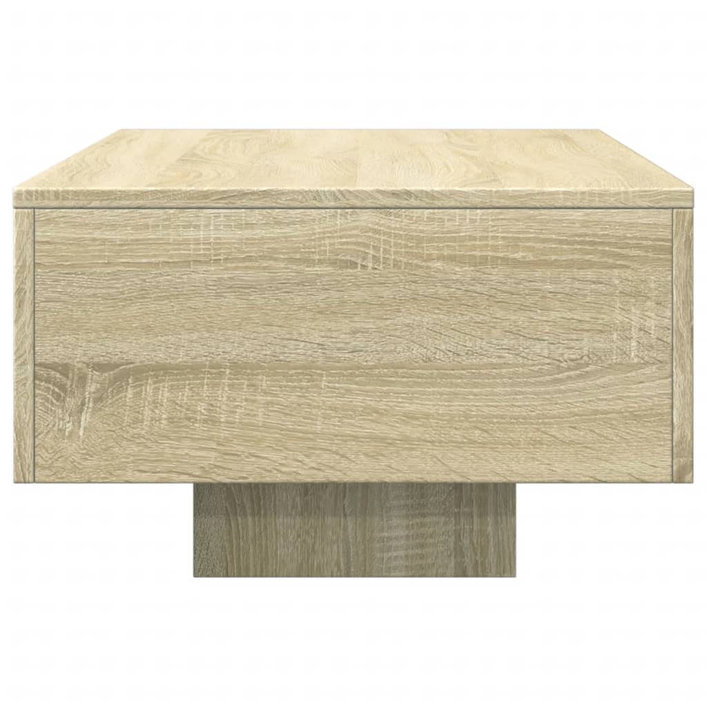 Table basse chêne sonoma 100x49,5x31 cm bois d'ingénierie