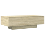 Table basse chêne sonoma 100x49,5x31 cm bois d'ingénierie