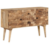 Buffet 110x30x70 cm bois massif de manguier