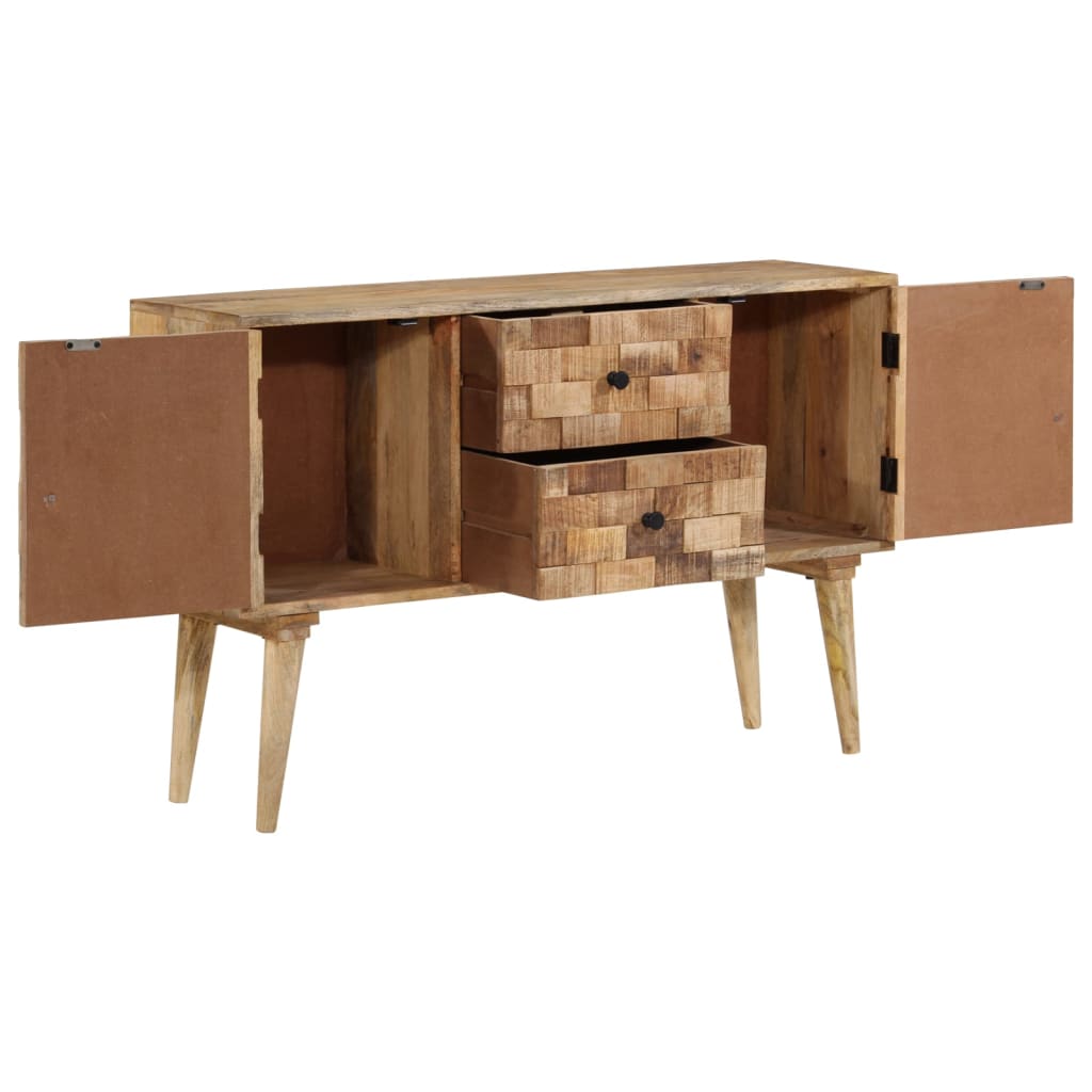 Buffet 110x30x70 cm bois massif de manguier