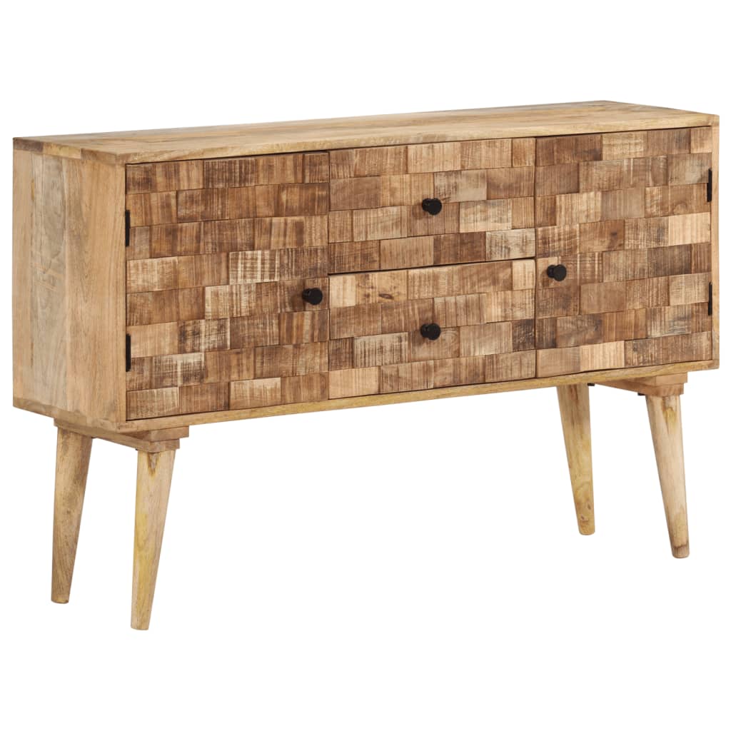 Buffet 110x30x70 cm bois massif de manguier