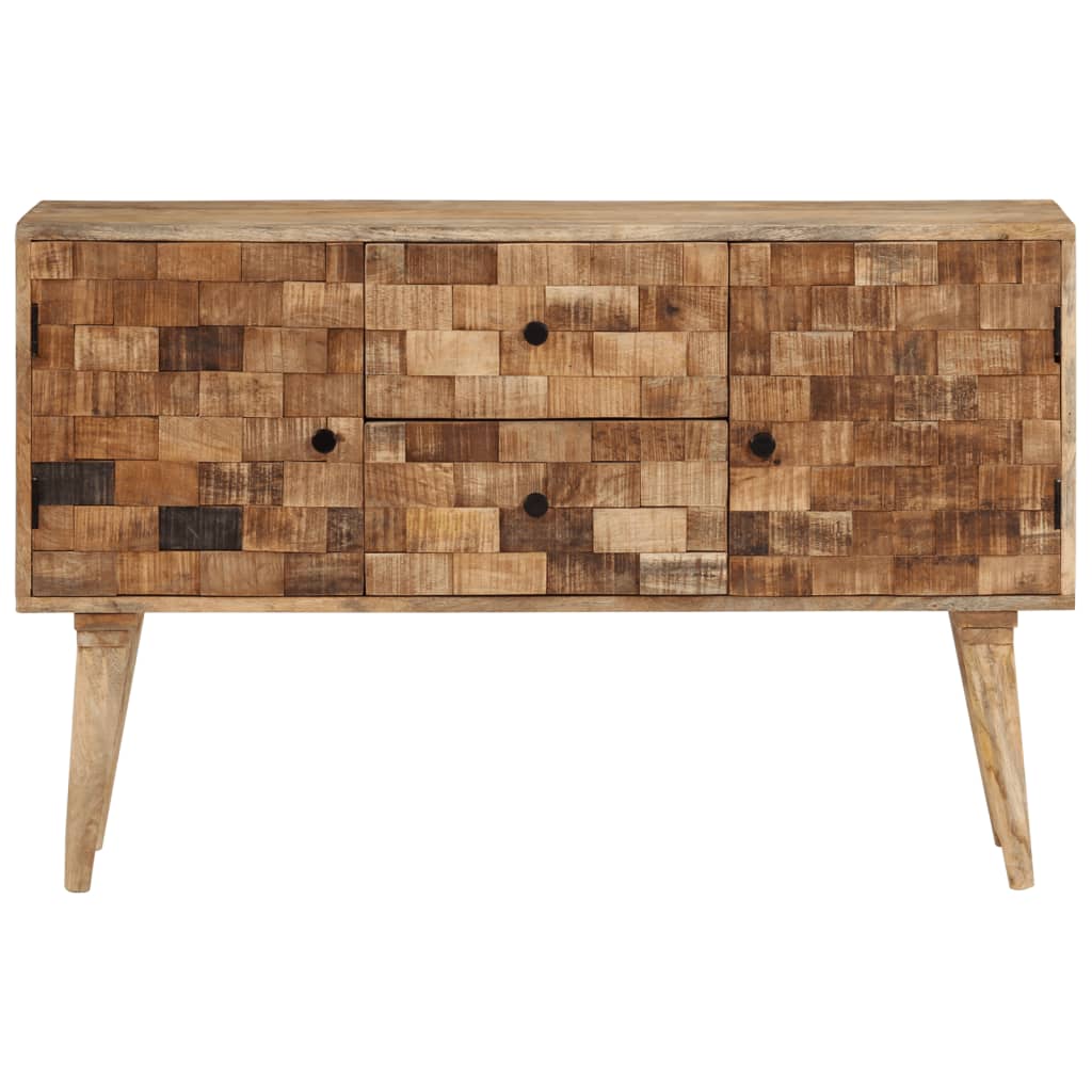 Buffet 110x30x70 cm bois massif de manguier