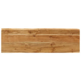 Banc avec bord vivant 105 cm bois d'acacia massif