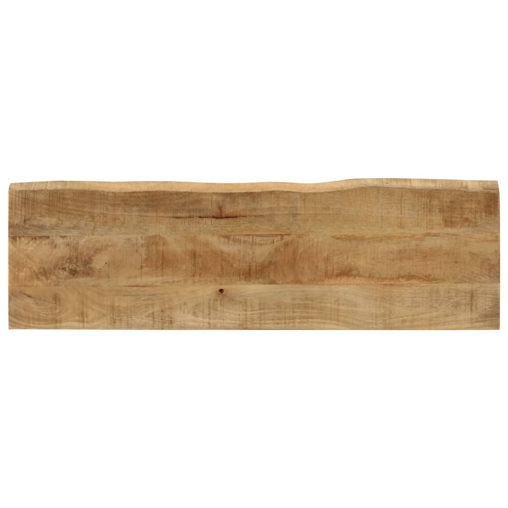 Banc avec bord vivant 105 cm bois de manguier massif