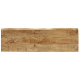 Banc avec bord vivant 105 cm bois de manguier massif