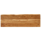 Banc avec bord vivant 105 cm bois d'acacia massif