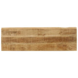 Banc avec bord vivant 105 cm bois de manguier massif