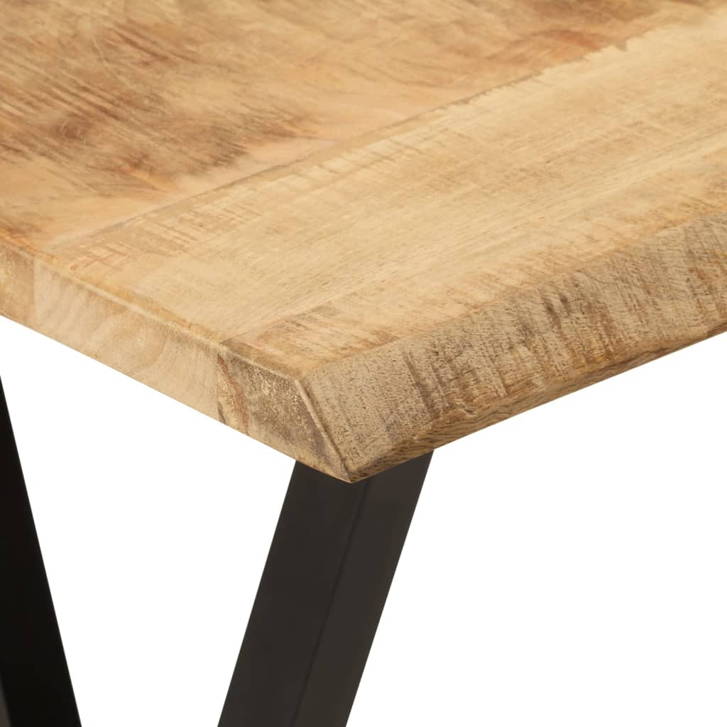 Table console à live edge 105x33x76 cm bois de manguier massif