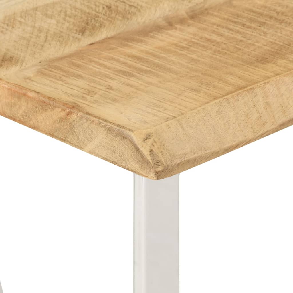 Table console à live edge 105x33x76 cm bois de manguier massif