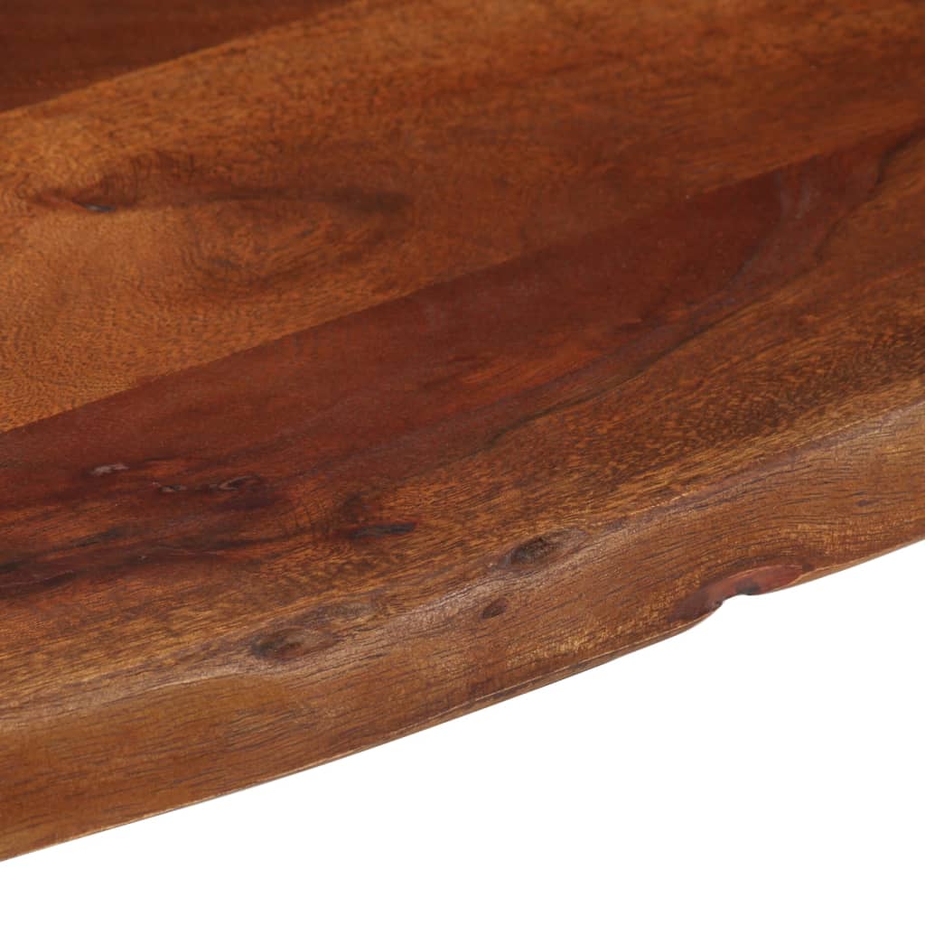 Table basse marron miel 110x55x40 cm bois massif d'acacia