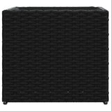 Planters 2 pcs black 36x30x32 cm woven resin