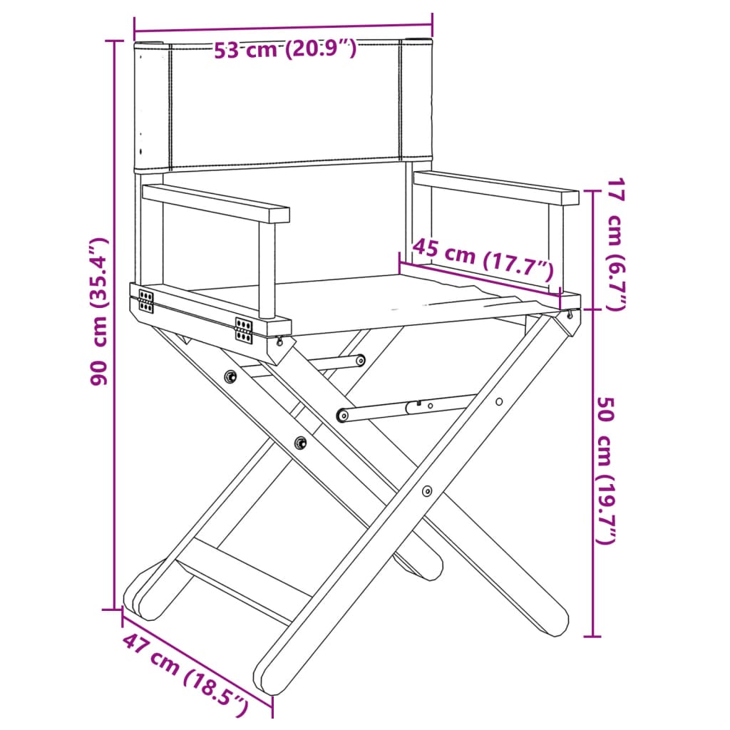 Chaises de jardin pliables lot de 6 blanc crème tissu