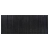 Black partition wall 165x400 cm bamboo