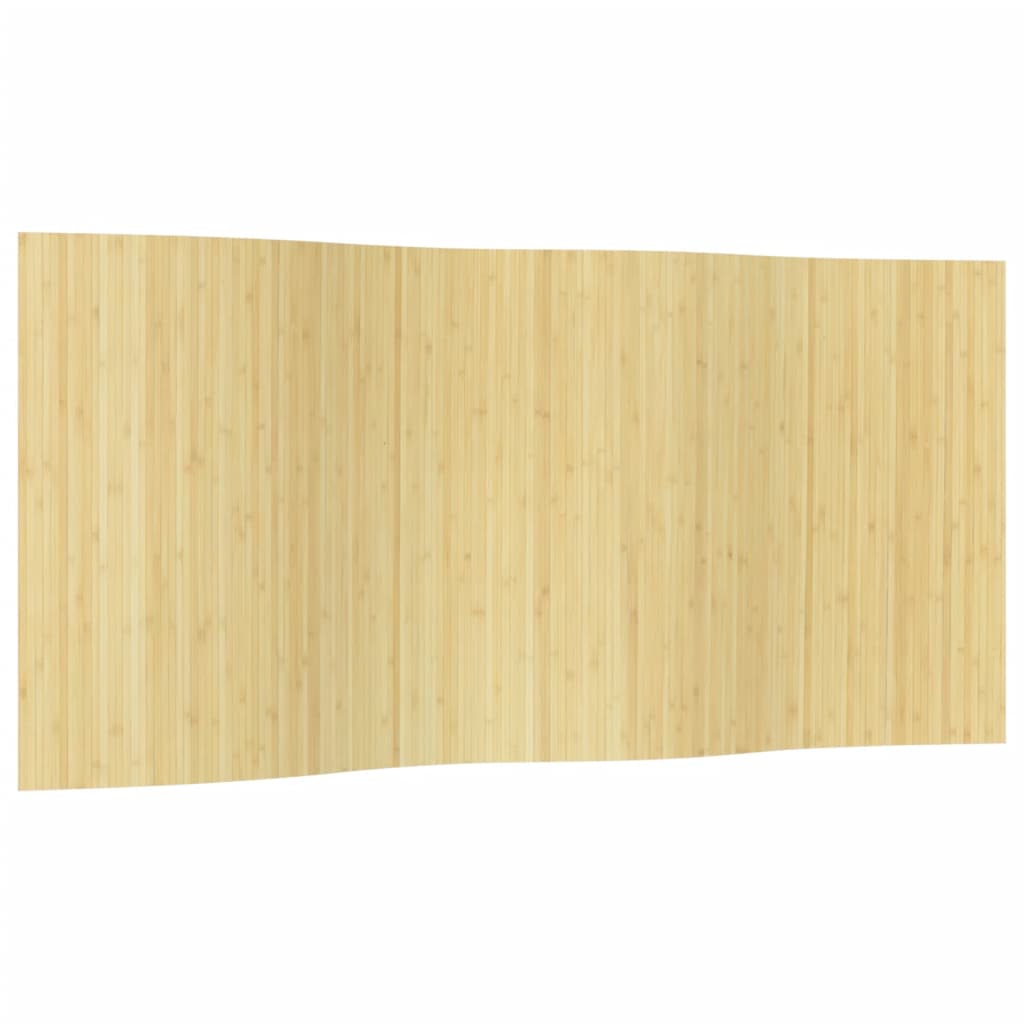 Light natural partition wall 165x400 cm bamboo