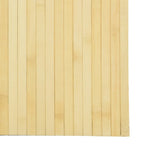 Light natural partition wall 165x400 cm bamboo