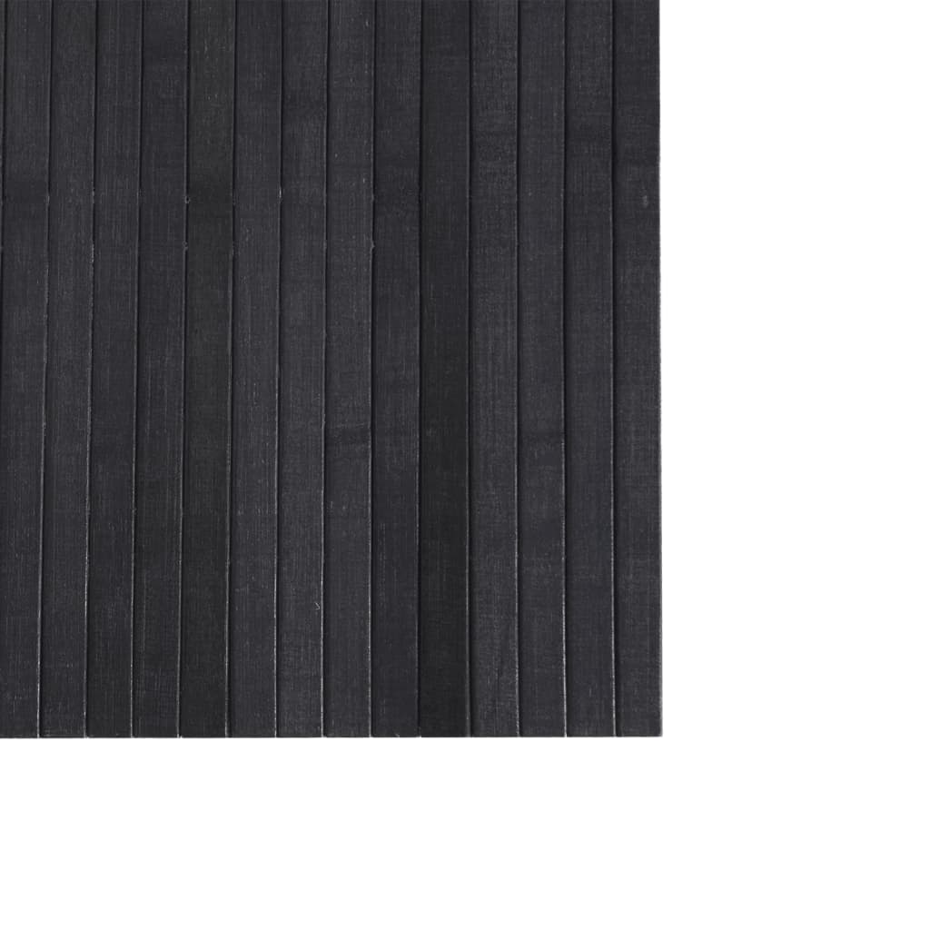 Grey partition wall 165x400 cm bamboo