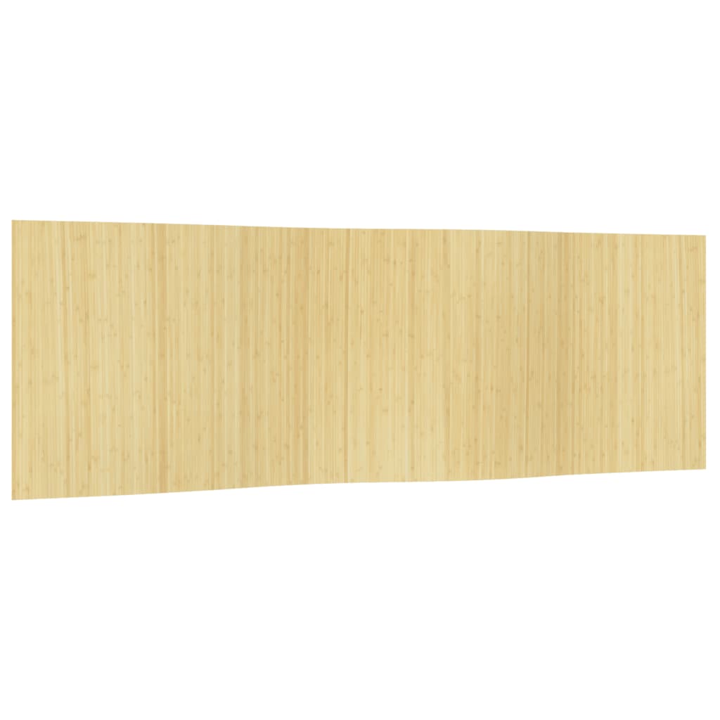 Light natural partition wall 165x600 cm bamboo