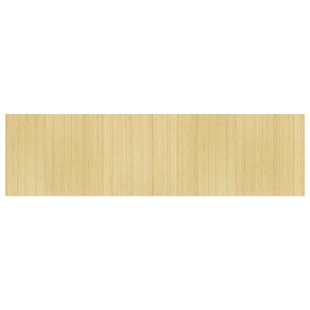 Light natural partition wall 165x600 cm bamboo