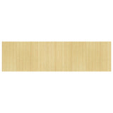 Light natural partition wall 165x600 cm bamboo