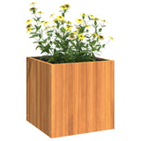 Jardinière 45x45x45 cm bois massif d'acacia