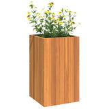 Jardinière 35x35x60 cm bois massif d'acacia