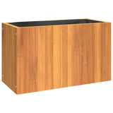 Jardinière 59x27,5x35 cm bois massif d'acacia